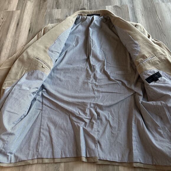 Jack Jones New Mars Old Money Beige Corduroy Blazer Size 180/100A (size 40) - Picture 5 of 11